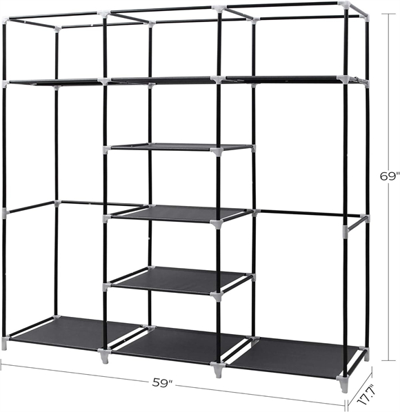 Shoe rack with cover